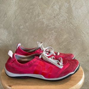 Merrell Raspberry Leather Performance Shoes Size 8